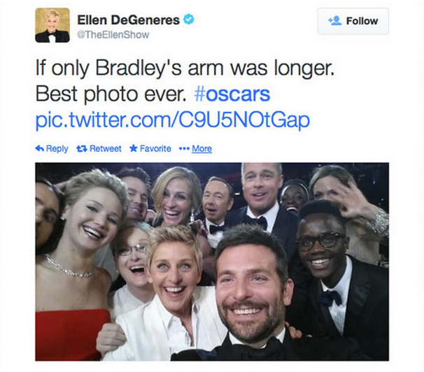 Tweet : Elen DeGeneres